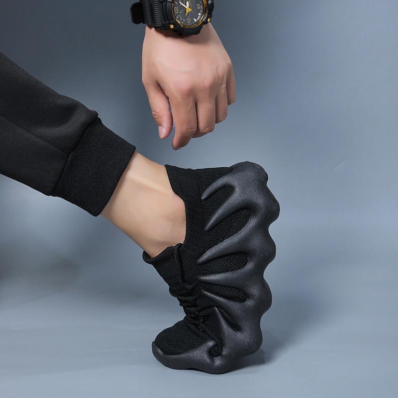 Men Casual Sports Fly Knit Mesh Running Shoes Octopus Sock Shoes