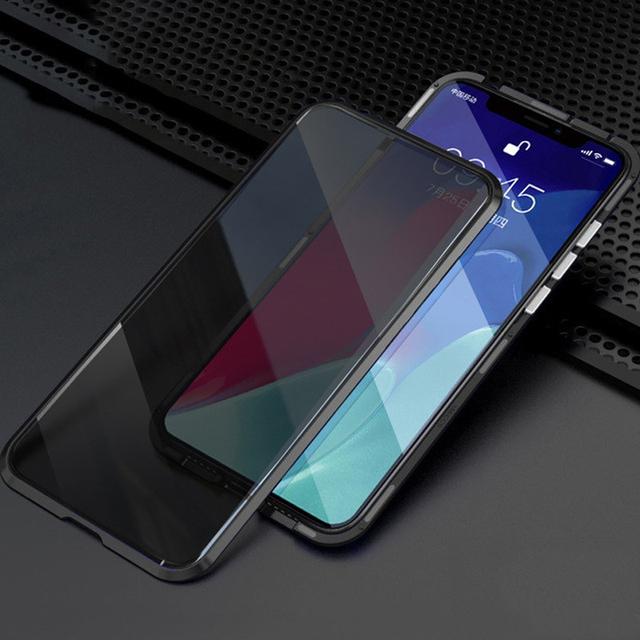 Магнитный металлический чехол для Huawei Honor X40 X40i X50 X30i X50i X30 X40 GT 9X X9b X9a двухсторонняя стеклянная крышка