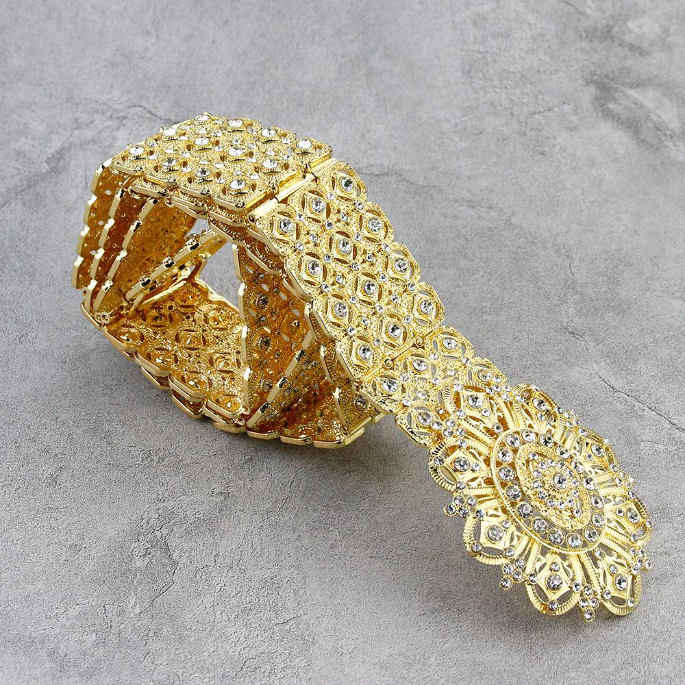 Поясная цепь золотого цвета с кристаллами для женщин, свадебные украшения, свадебный подарок, регулируемая длина