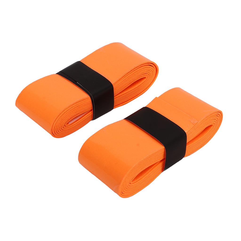2 шт. Обмотка для барабанных палочек Противоскользящие Впитывающие пот Грипсы для барабанных палочек ПУ Лента для барабанных палочек Оранжевая