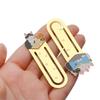 Gift Gold-plated Metal Cute Cats Book Folder Label Bookmark