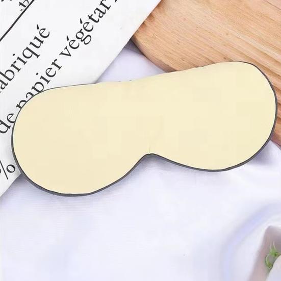 Double-sided Eye Mask with Adjustable Ear Straps Men Women Light Blocking Eye Cover Breathable Travel Naps Sleeping Blackout Blindfold
