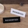 4Pcs Acrylic Table Card Sign Hotel Restaurant Reserved Table Signs Reminder Sign For Wedding Birthday Party Decorations