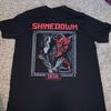 Футболка Shinedown Attention World Tour с коротким рукавом, хлопковая, черная, всех размеров, AH1003, унисекс.