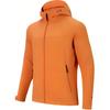 Outdoor Sports Series Hooded Warm Windbreaker Men Outerwear Red-Clay-Orange 952446610-2