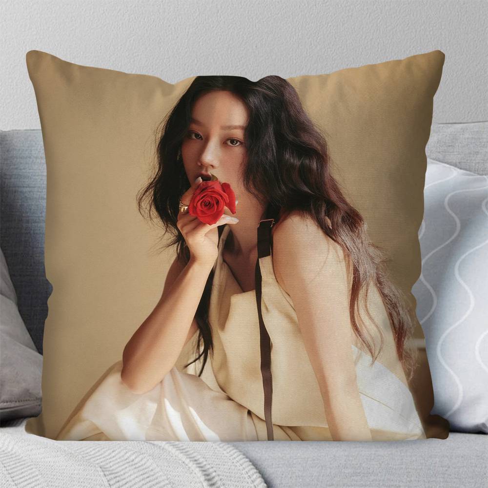 Korean Singer And Actor Lee Hyeri Pillow Case Fashion Square Pillowcase Bedroom Sofa Room Ins Decoration Leisure