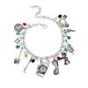 Браслет, ювелирные изделия, странные вещи, топор, камера, телефон, очки, подвеска из сплава с логотипом, хрустальный браслет, подарок на день рождения для подруги