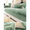 Sofa Cushion Winter Plush Cushion Thickened Light Luxury High-End Sofa Cover Full Covered