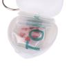 1Pc Protect Cpr Mask Mouth Keychain Rescue In Heart Box Face Mask First Aid