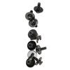 20PCS Black Drum Kit Claw Hook Metal Material Drum Mount Screw  Drum Set Maintenance