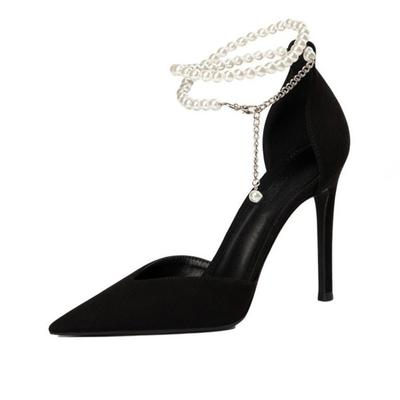 Мода 2025 Обувь для женщин Острый носок Тонкие каблуки Туфли стриптизерши Оптом Шикарный острый носок Популярные Распродажа Удобные и элегантные