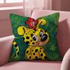 Чехол на подушку M-Marsupilami CARTOON, Универсальный чехол для подушки для дома и автомобиля - Двусторонний, Мягкий и прочный для ежедневного использования