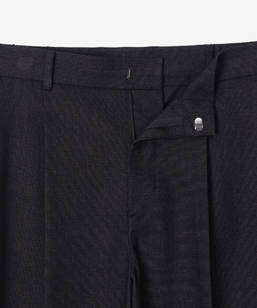 MINDBRIDGE [Couture] Denim-Like Wide One-Pleat Pants Mypt6173