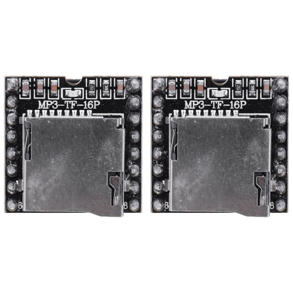 1-10PCS DFPlayer Mini MP3 Player Module V3.0 16P Support TF Card U-Disk Mini MP3 DF Player Audio Voice Module Board for Arduino
