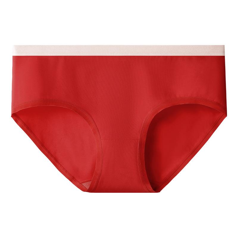 Хлопковое женское нижнее белье, антибактериальное дышащее нижнее белье, модное нижнее белье без следов, треугольные брюки со средней талией
