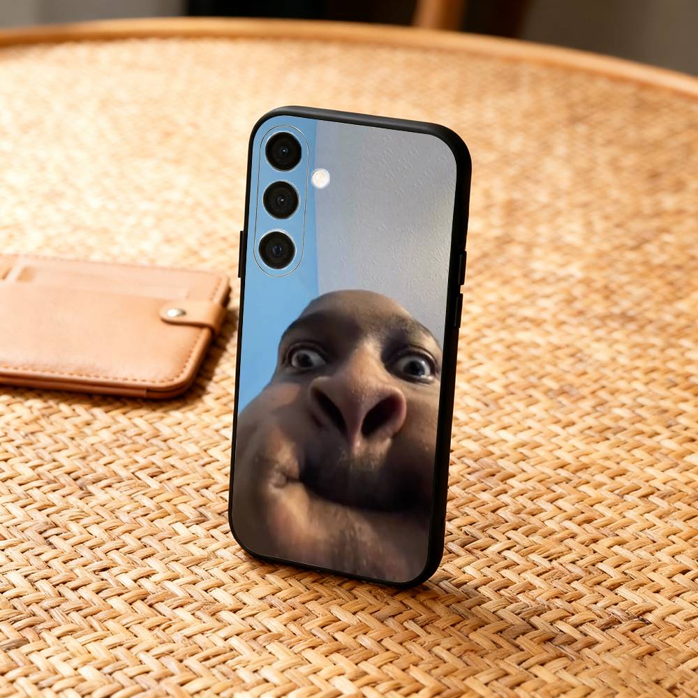 Чехол для телефона C-Коллекция A-Уморительно смешных мемов Для Samsung A73,72,71,A52,51,40,41,A22,A32,31,A13, Мягкий черный корпус