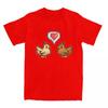 Мужская футболка  Valley Chicken Love Футболки Хип-Хоп С индивидуальной печатью Графические Пляжные футболки Винтажные Хлопковые Топы Плюс