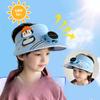 Solar Fan Hat Children Summer Sun Protection Hat UV Protection Boys and Girls Cartoon Sun Hat Trend