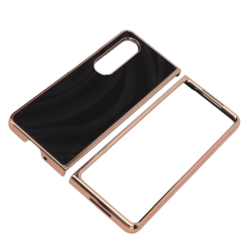 Phone Case Nano Electroplating Scratch Proof Galaxy Texture Folding Phone Protective Cover for Samsung Galaxy Z Fold 4