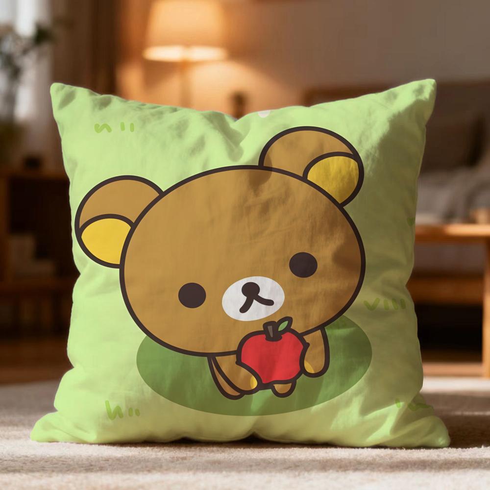 Модная наволочка-подушка R-RRilakkuma Мягкая моющаяся наволочка для дивана, кровати, путешествий, офиса