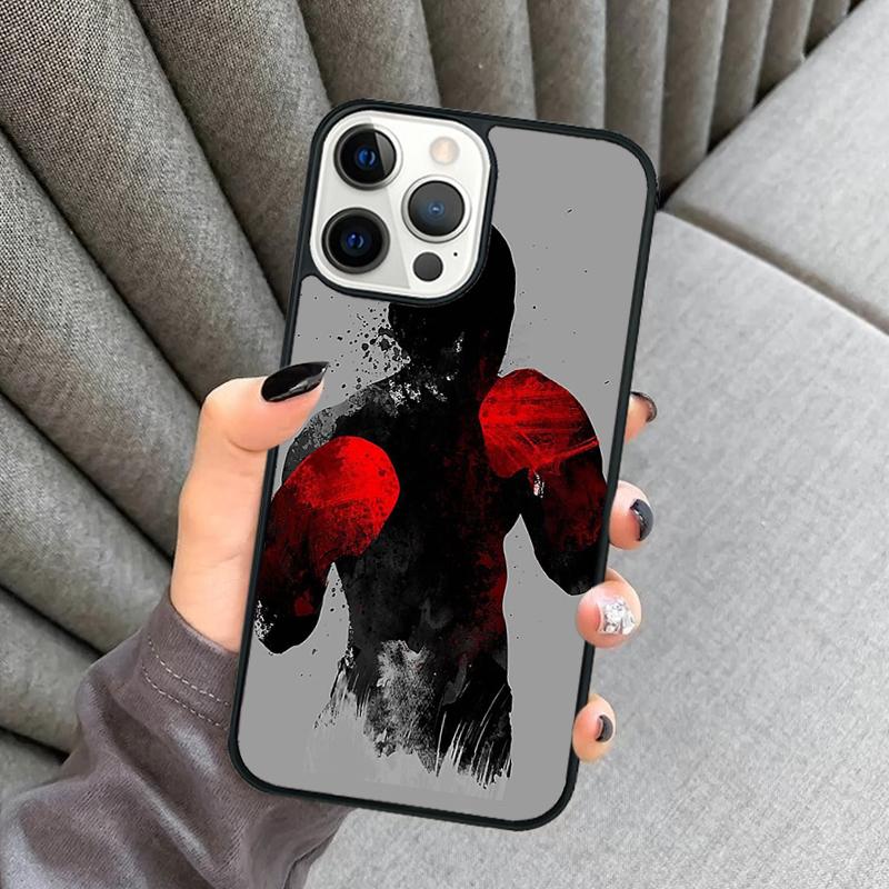 Чехол для телефона Kickboxing Fight Muay Thai для iPhone 17 Air 16 16e 15 13 14 Pro Max 11 12 Plus 2022 MAX Защитный чехол coque