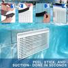 White Skimmer Net Cover PVC Pool Skimmer Screen Durable Skimmer Basket Protector