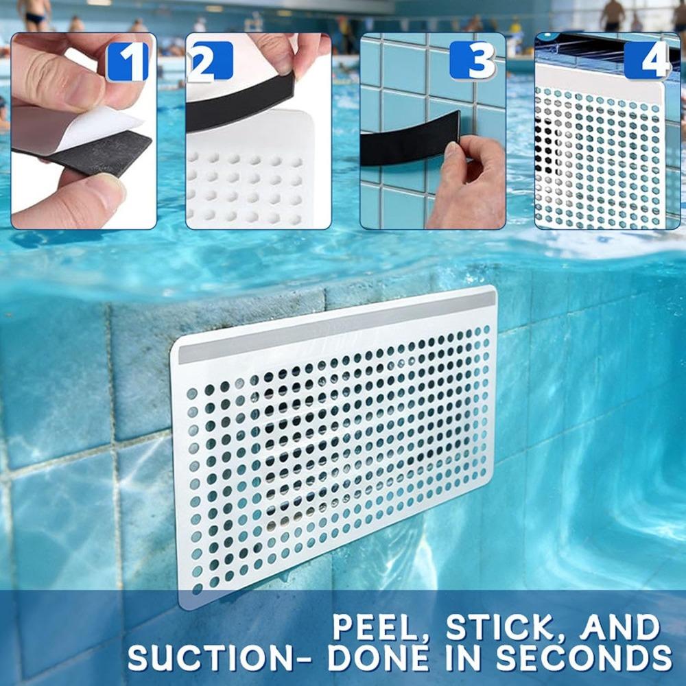 White Skimmer Net Cover PVC Pool Skimmer Screen Durable Skimmer Basket Protector