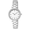 TIMEX Adoon Watch, 32mm, Women's, Silver Dial, Brass, Mineral Glass, Quartz, Japanese Movement, America Watch TW2V45000