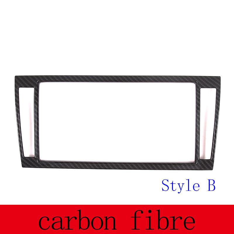 ABS Carbon Fiber/Matte Black For Jaguar F-TYPE 2013-18 Car Center Console Navigation Screen Decorative Frame Sticker Accessories SS18