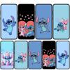 Cover for iPhone 15 14 Xiaomi Redmi Note 13 12 11 Pro Max X 8 7 9 XR Samsung Galaxy S24 S23 A05 OPPO A15 Huawei Lilo Anime Blue Stitch Pink Phone Case