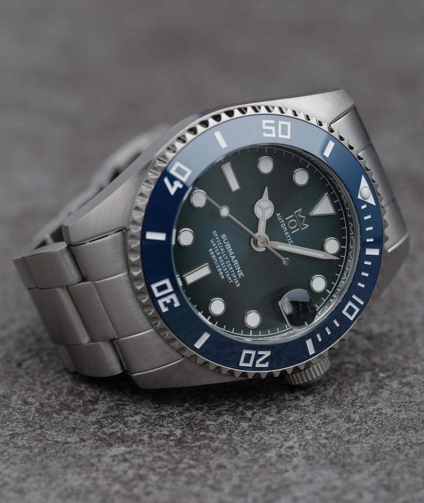 NEW Model [HYAKUICHI 101] No.16D Hyakuichi 38mm 20 ATM Water Resistant Automatic Diver's Watch Ceramic Bezel Date Mechanical Watch Automatic Deep