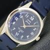 USED HMT JANATA AUTHENTIC INDIAN MENS MANUAL WINDING BLUE DIAL WATCH A430070-2 R101-a430070