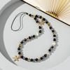 Multicolor Mobile Phone Chains Telephone Jewelry Beaded Strap Beaded Lanyard Hanging Cords Perfect Gift for Women Girls