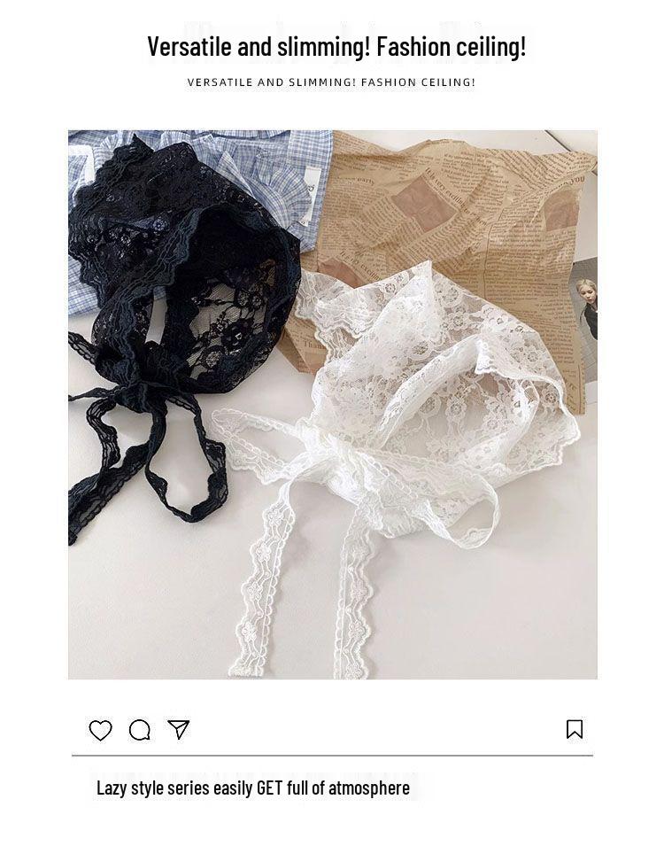 В наличии: Новая многослойная полуюбка с мягкой кружевной отделкой в корейском и японском стиле с маленьким фартуком