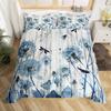 Dandelion Duvet Cover Full Queen Botanical Floral Bedding Set Nature Theme Butterfly Dandelions Comforter Cover For Boys Girls