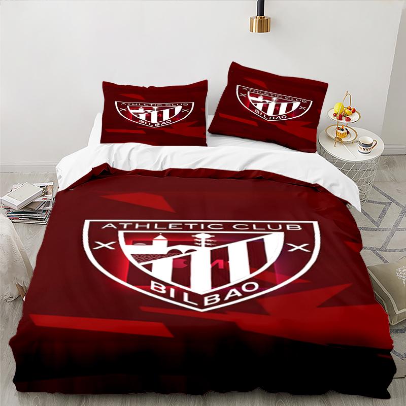 3PCS Football Athletic Bedding set,Ideal for1pc Duvet Cover And 2pcs Pillowcases Perfect for Christmas gift,Ideal for Bedroom, Dormitory