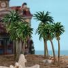DECHOUS Palm Trees, Model Trees, for Dioramas, 15 Pieces, for Railway Models, Model Rainforests, Plastic (3 Pieces Each of 16cm13cm11cm8cm7cm),