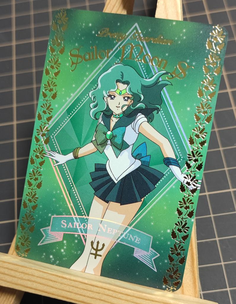 Diy 10pcs/set Sailor Moon Gilding Self Control Collect Signature Trading Flash Card Anime Cartoon Christmas Gift