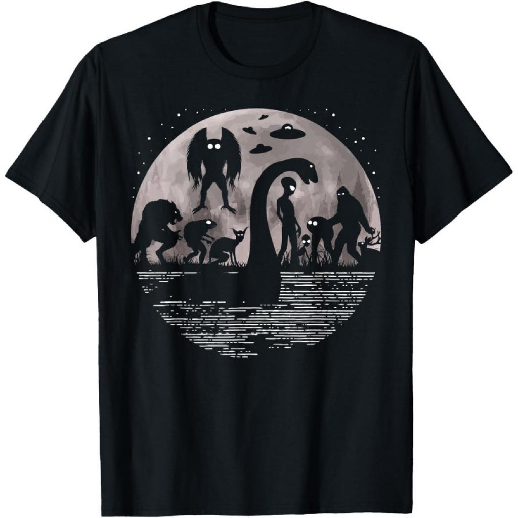 Bigfoot Loch Ness Monster Mothman And Aliens! Funny Cryptid T-Shirt