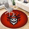 1pc Halloween Spooky Office Round Area Rug, Under Office Chairs Bedroom Living Room Home Decor, Room Deco, Available in Various Sizes