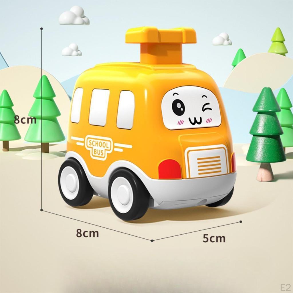 Baby Push and Go Car Игрушечная машинка для малышей, интерактивный инерционный мультяшный завод для вечеринки
