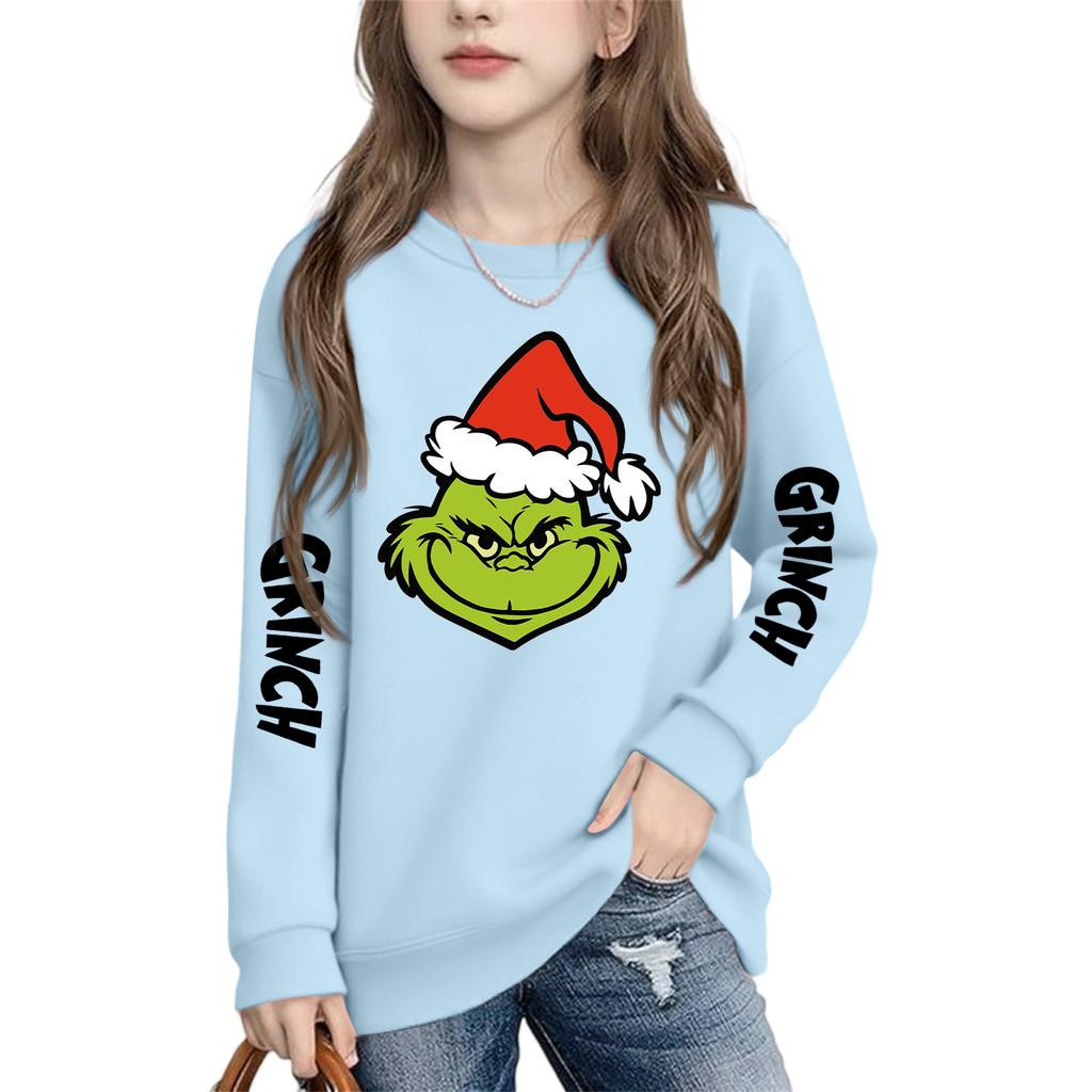 Boys Girls Child Fashion Daily Versatile Casual Crewneck Sweatshirts Daily Long Sleeve Patchwork Top Sweatshirts
