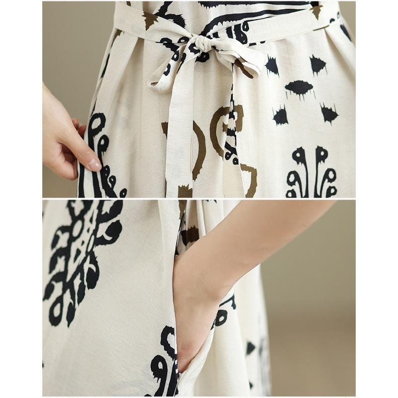 Women's Short Sleeve Cotton Dress