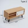 Micro Landscape Mini Furnishing TV Cabinet Dollhouse Miniature Furniture Sofa Bed Wardrobe