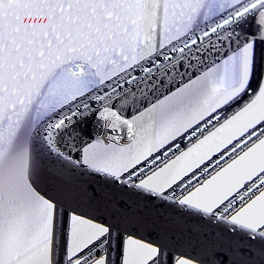 Soap Holder Dish Storage RackGold Soap Dish for Shower Creative Hanging Drain Rack,Self Adhesive Soap Dish Holder