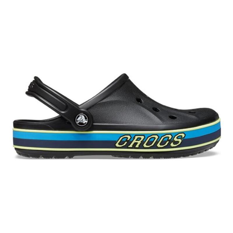 Crocs Детские сандалии с противоскользящей износостойкой подошвой, черные