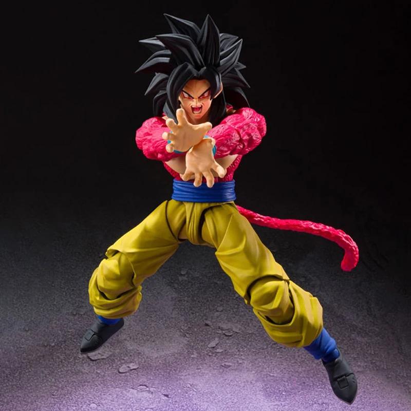Фигурки SHF Dragon Ball GT Супер Сайян 4 Веджета Сон Гоку Фигурка Действия ПВХ Подвижная Коллекционная 16см Аниме Гоку Гогета Модель Игрушки