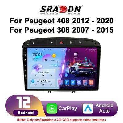 Автомагнитола Для Peugeot 408 308 308SW 2012 - 2020 Android Мультимедиа Видео Плеер Навигация GPS Carplay Сенсорный Экран Авто Стерео Интеллектуальные Системы