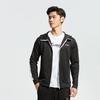 Толстовка с капюшоном Li Ning Training Series с логотипом и цветными блоками, мужские толстовки с капюшоном, черные AWDR459-1