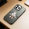 Cartoon Muscle Animals  Phone Case For iPhone 17,16,15,14,13,12,11 Plus,Pro Max,XS,Colorful Silver Phone case Funda Cover
